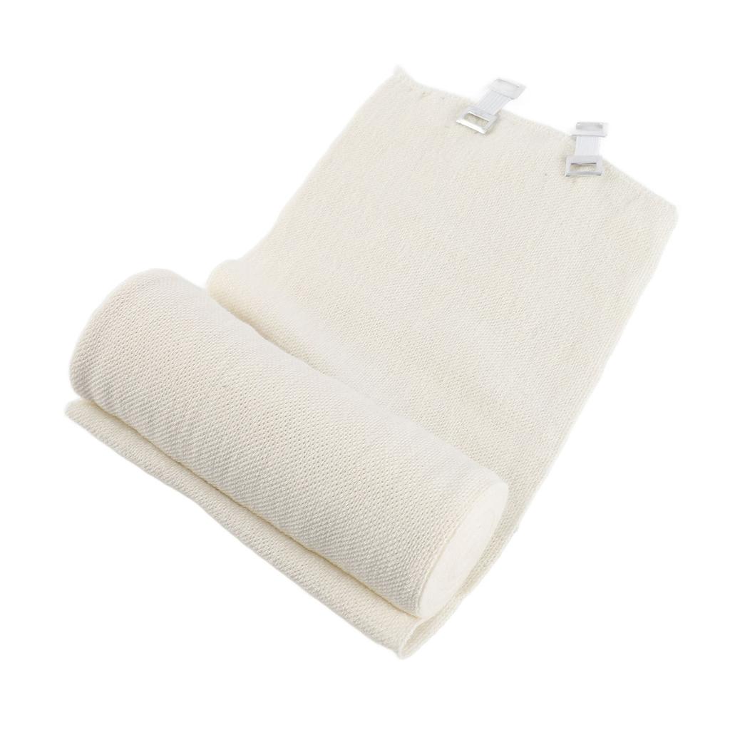 Sports Elastic Tape Wrap Breathable Reusable Buckle Fixation Compression Tape 15cm Width