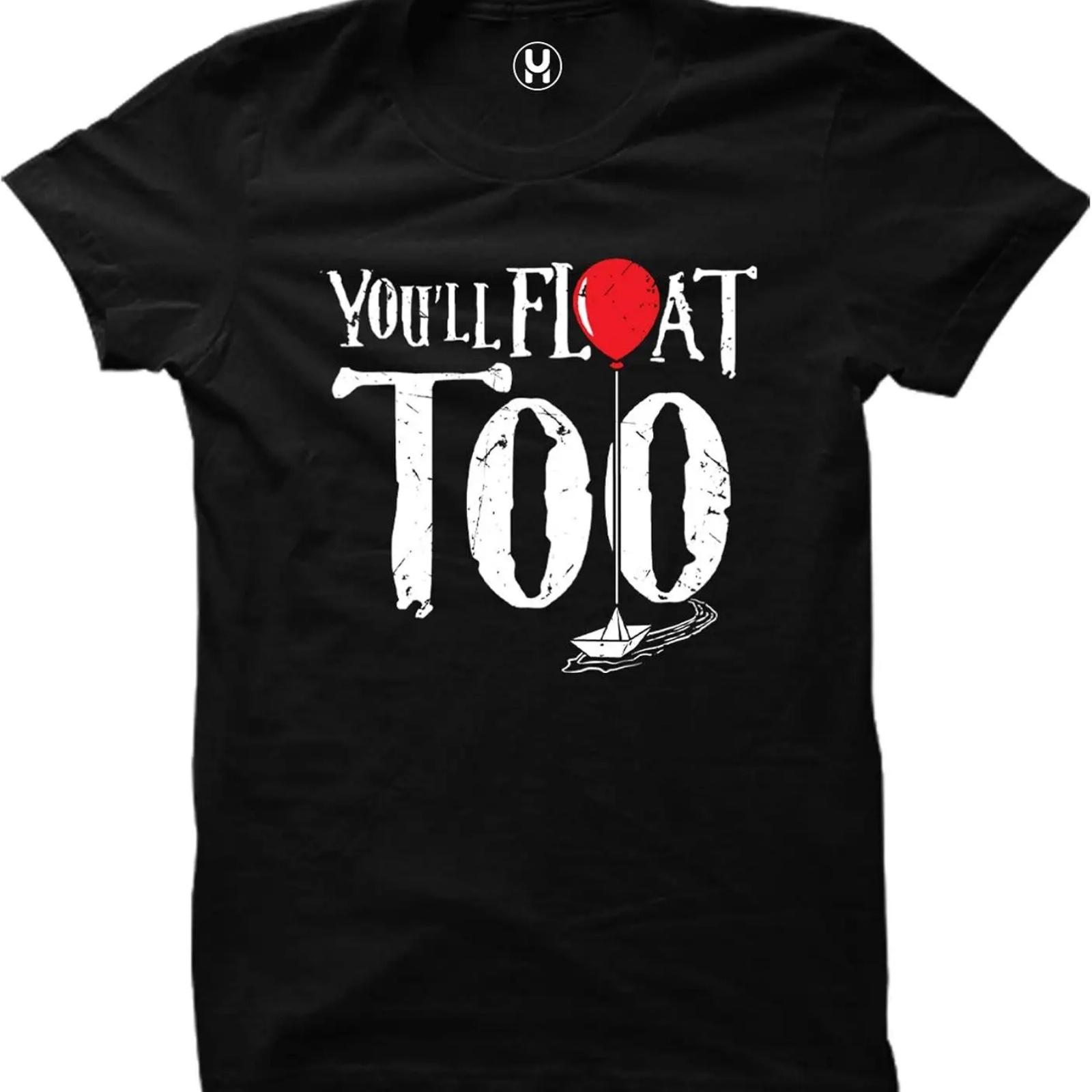 

Haase Unlimited You ll Float Too - Clown Horror Movie Parody Ladies T-Shirt XXXXXL чёрный