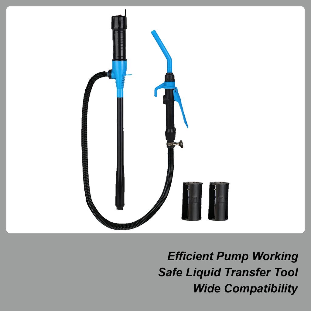Oil Change Pump Extractor Battery Powered Siphon Oil Transfer Pump Manual Leak-Proof Fluid Transfer Portable Hand Tools For