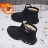 Oxford cloth waterproof cotton shoes, piled thickened thermal thick-soled outdoor middle help Martin boots, snow boots