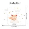 Cartoon Cute Sleeping Fox On The Cloud Animal Wall Stickers Removable for Bedroom Living Room Nursery Decoration Wall Decals