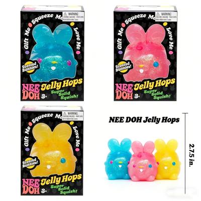 Schylling Needoh Nice Cube Sensory Fidget Cube Stress Relief Squishy Cube Anti-Anxiety Squeeze Object For Focus Adhd Population