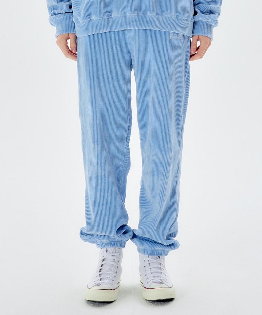Leijiji Corduroy Jogger Pants Sky