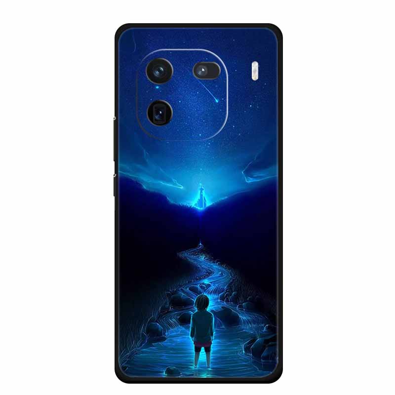 Phone Case For Vivo iQOO 12 Case iQOO12 Pro Funda Black Silicone Soft Back Cover Coque For Vivo iQOO 12 Pro Case 6.78" Capas Bag