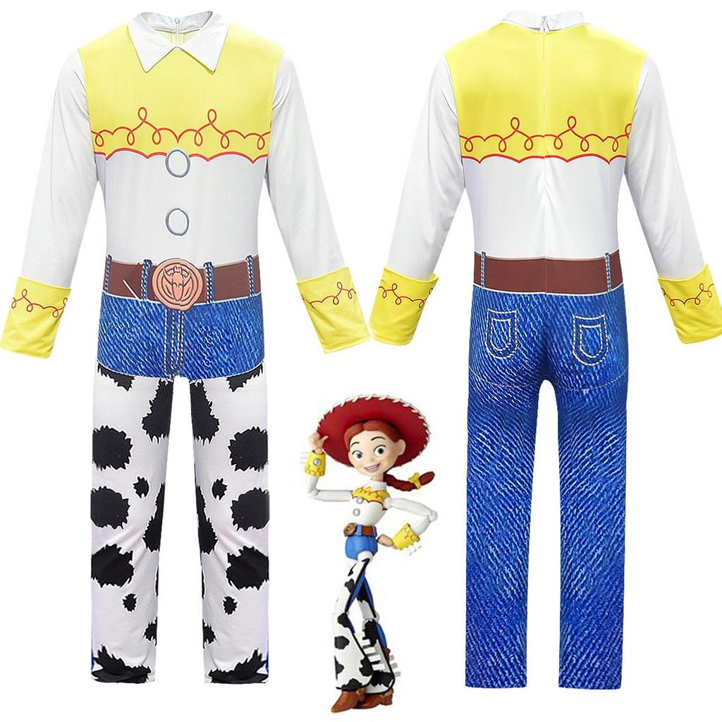 Adorable Toy Story 4 Girls Tsui Cosplay Jumpsuit Costume For Playful Dress-up Parties