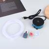 USB Mini Aquarium Oxygen Pump DC5V Quiet Portable Air Pump for Small Fish Tank Betta Bowl Shrimp Tank Aeration