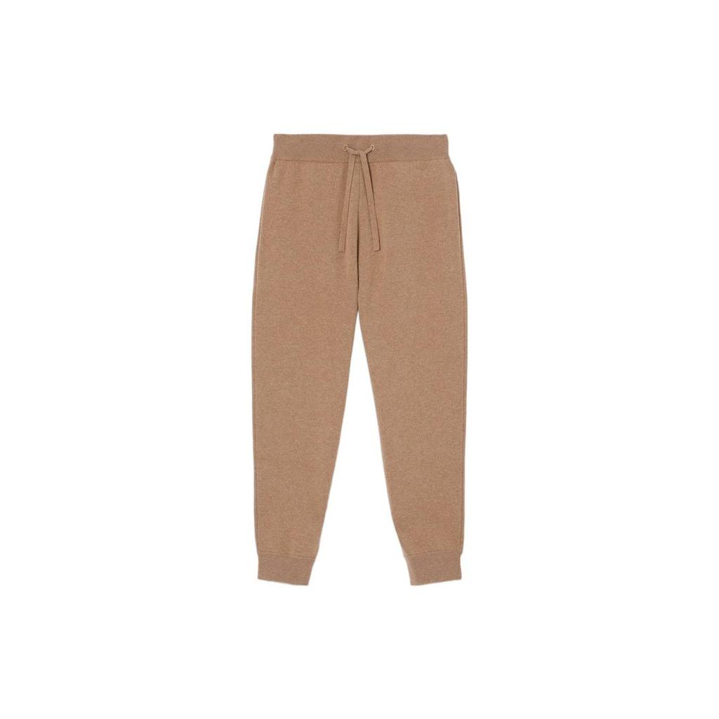 Burberry Knitted Sweatpants Men's Camel 80609081
