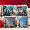 Movie Your Name Pillow Anime Pillow Sofa Bed Head Pillow Cover Cushion Cover 45x45 Cm Fashion