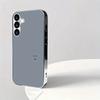 Ultra simple wind power silver plated glass phone case suitable for Samsung GalaxyS26 S25 S24 S22 S21 S20FE Ultra Plus anti drop