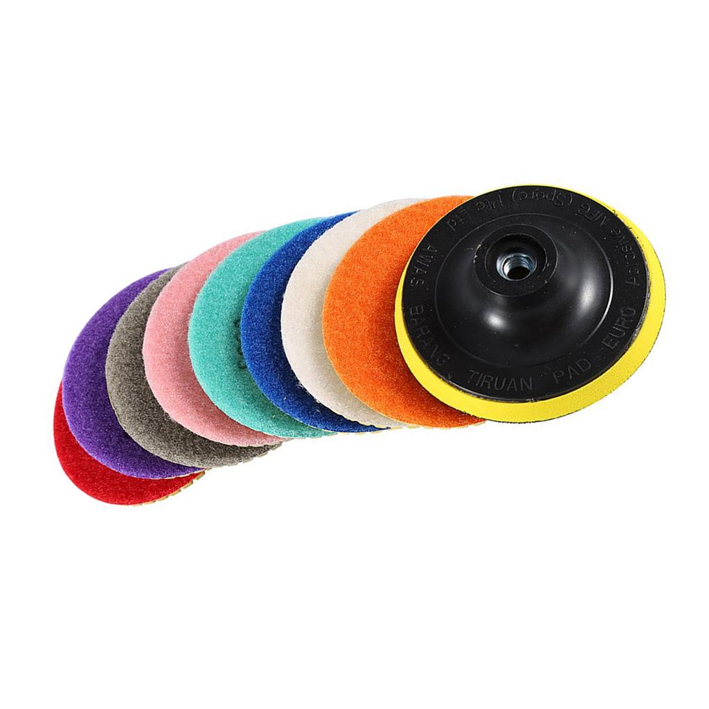 Wet Diamond Polishing Pads Grinding Discs For Granite Concrete Marble Polish 100mm