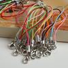 20/40pcs Colorful Lobster Clasp Rotating Lanyard Keychain Phone Charms for DIY Handmade Jewelry Pendant Accessories