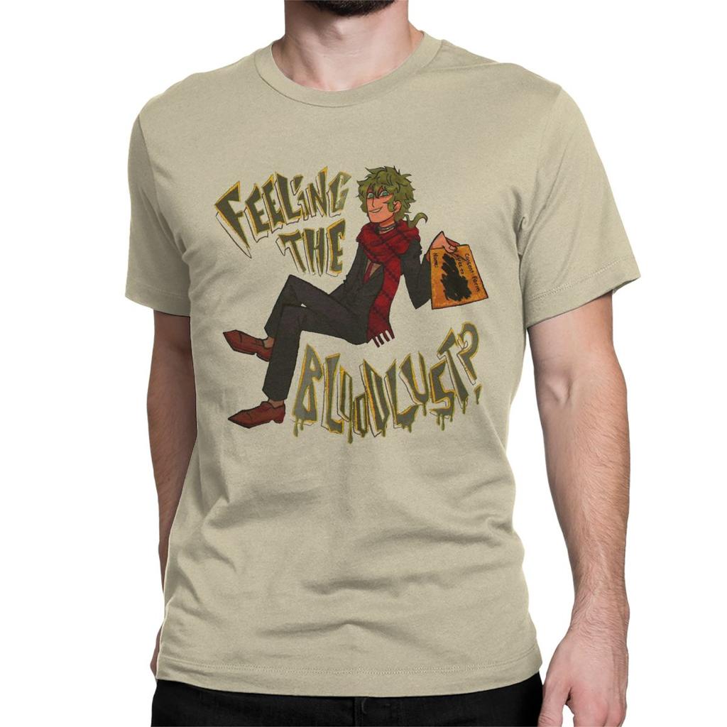 T-Shirt Midori Feeling The Bloodlust YTTD  Pure Cotton Tees Short Sleeve Your Turn To Die Anime Game T Shirt Clothes Printed