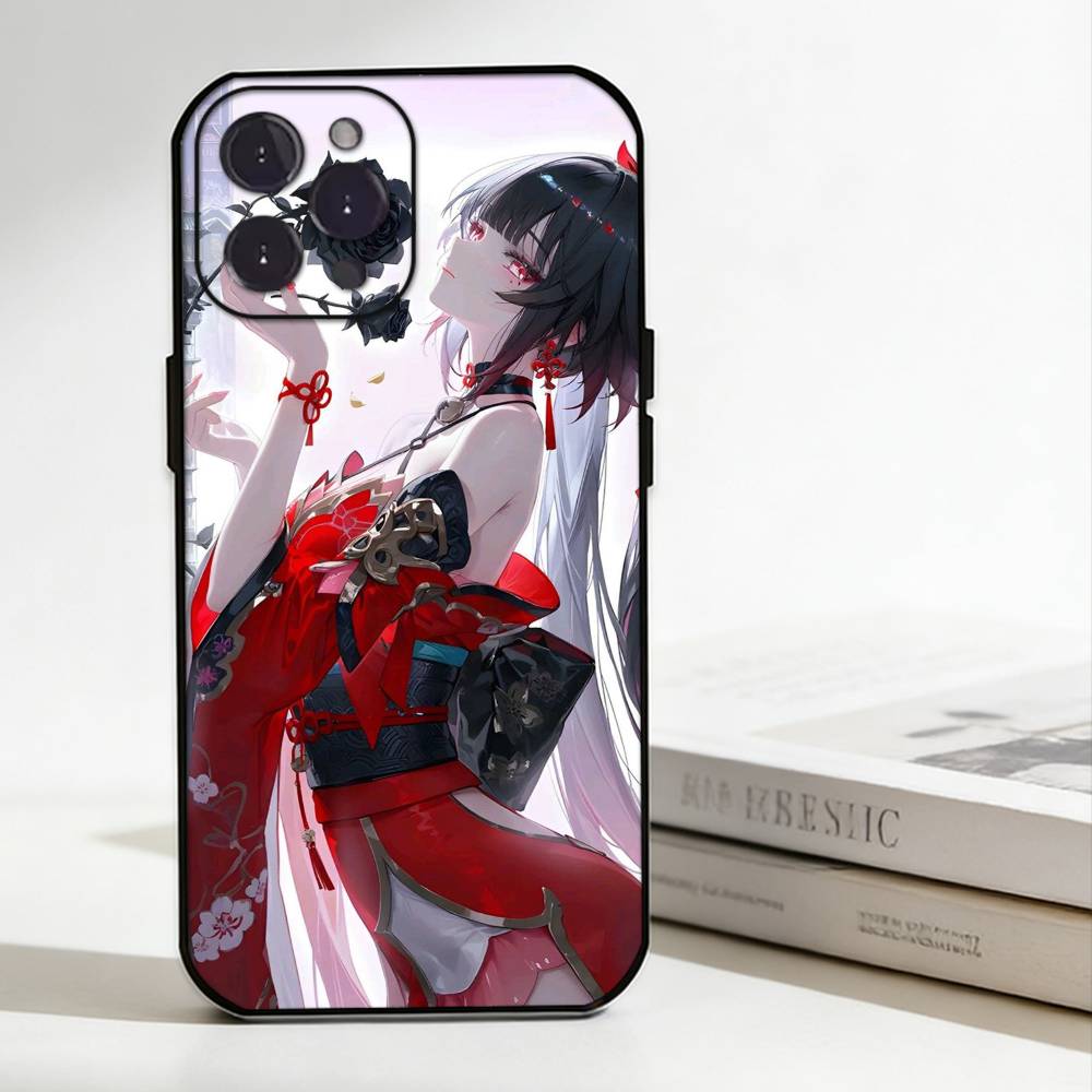 

Star Rail Sparkle. Phone Case Silicone black Soft For IPhone 17,16,15,14,13,12,11,SE,Plus Pro Max iPhone14Plus