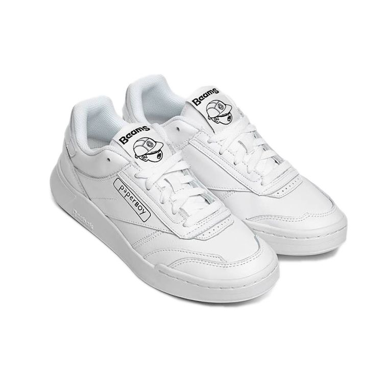 BEAMS X Paperboy Paris X Reebok Club C Legacy White Unisex Sneakers Footwear-White Core-Black GW2816