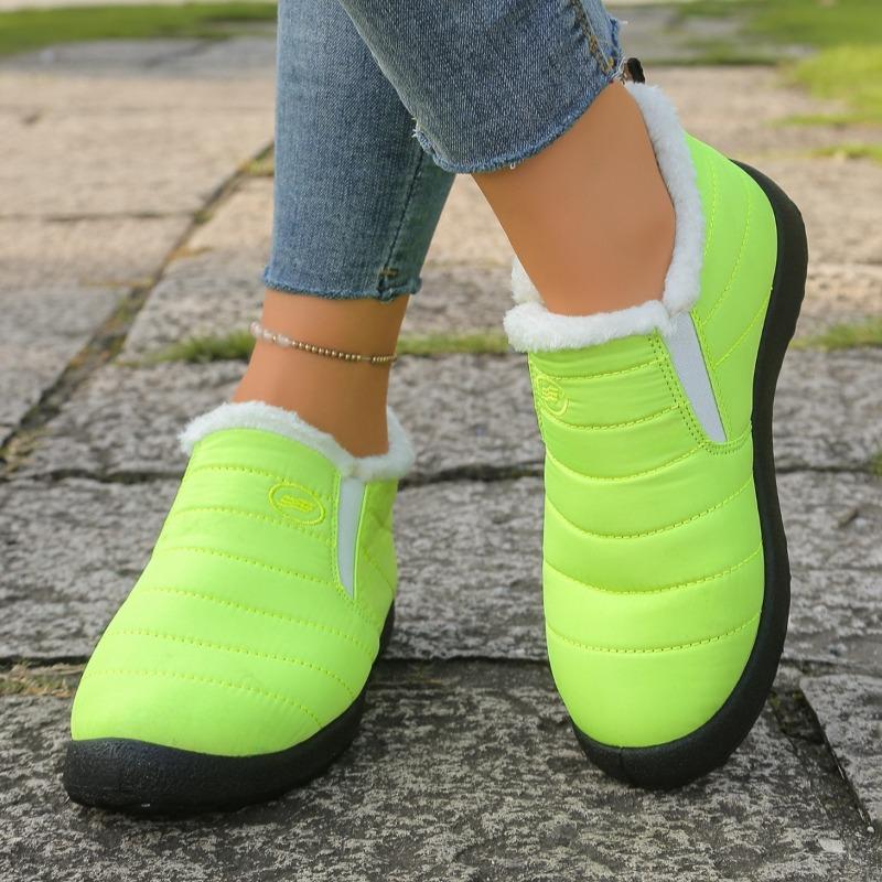 Women's Plus Size Old Beijing Snow Boots – Thickly Padded & Fleece-Lined, Warm Casual Cotton Winter Boots