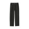 MUJI Kapok Blend Denim Straight Size Size 27 Women's Pants, BE1TSA5S, Black, 73.5cm Inseam, Women's (68.5cm)