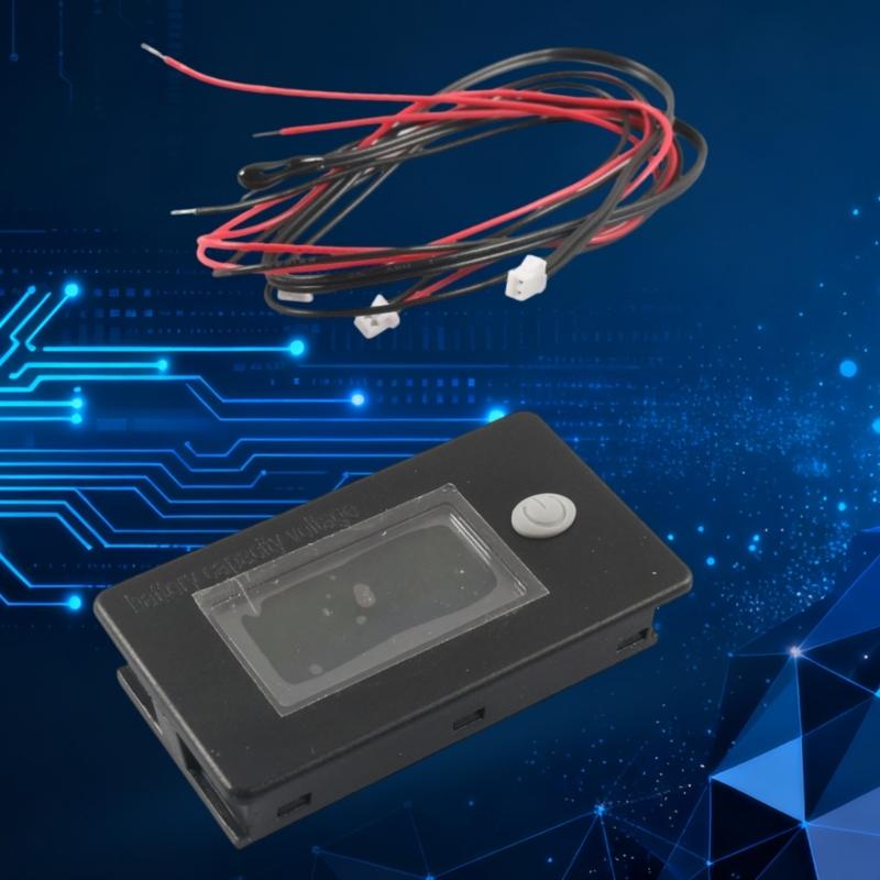 Universal Battery Capacity Monitor For Golf Carts Motorhome Vehicles Digital Voltages Meter Simple Installation