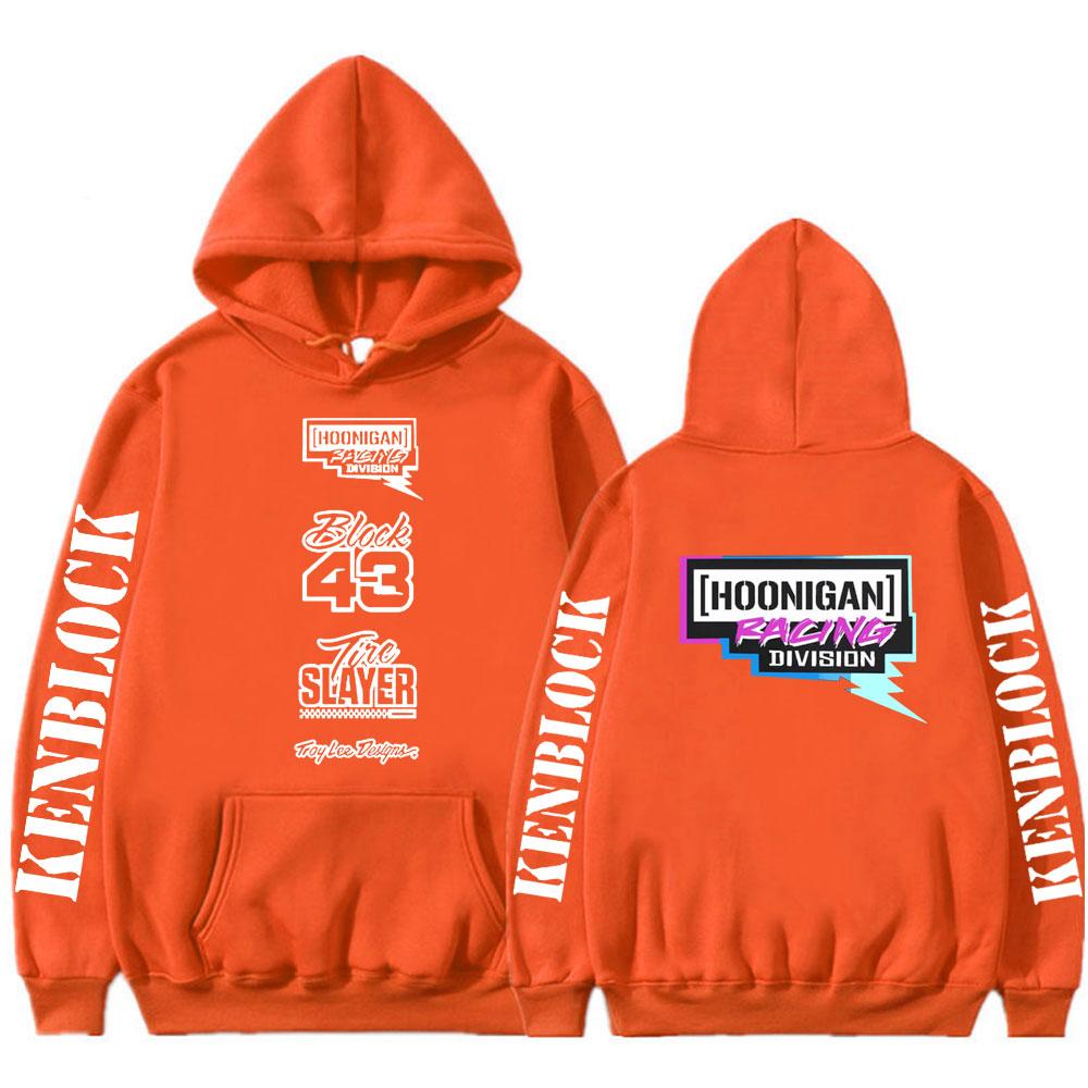 Ken Block Hoodie Graphic Letter Print Hooded Aesthetic Gothic Men Women Sweatshirt Oversized Fleece Tops Fashion Streetwear