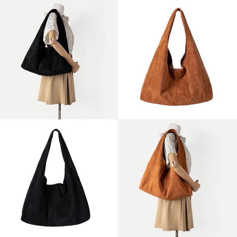 Multipurpose Slouchy Bag Office Handbag Work Bag for Women Retro Shoulder Bag Underarm Purse for Business and Travel Green