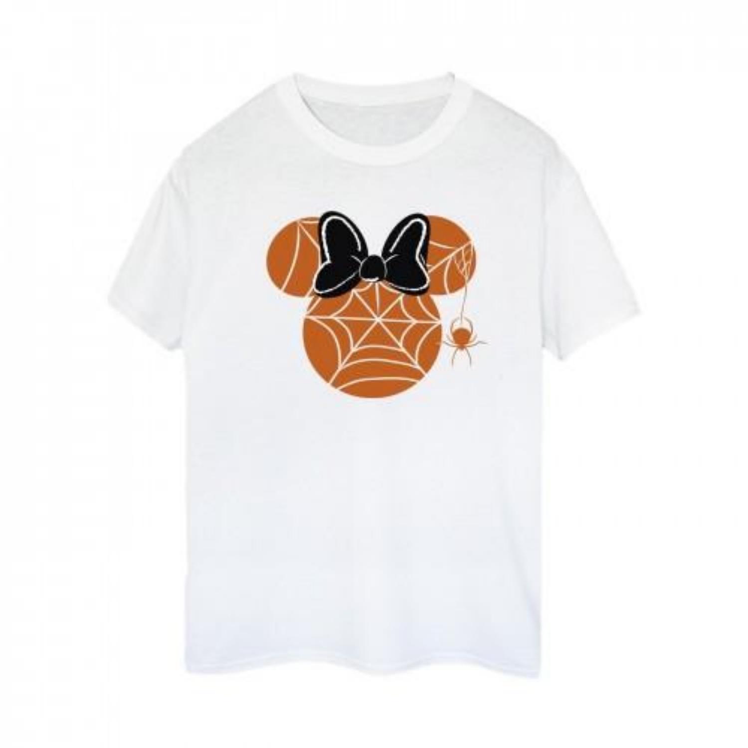 Minnie Mouse Womens_Ladies Cobweb Cotton Boyfriend T-Shirt S