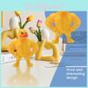 Desktop Ornament Originality Muscular Little Yellow Duck Stress Toy Relieving