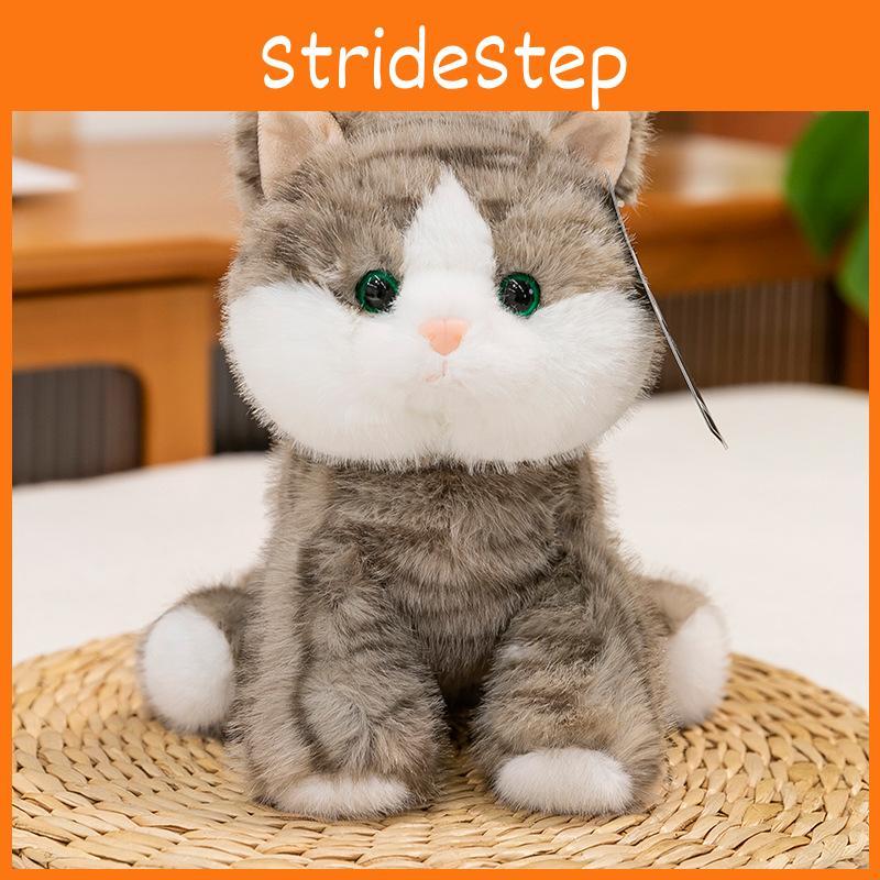 Cute Cat Plush Toy For Kids Sleeping Pillow With Soft Pp Cotton Filling For Comfort
