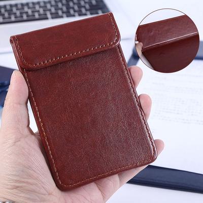 Waterproof Bill Book PU Leather Cash Book Fashion Cash Receipt Folder  Office School