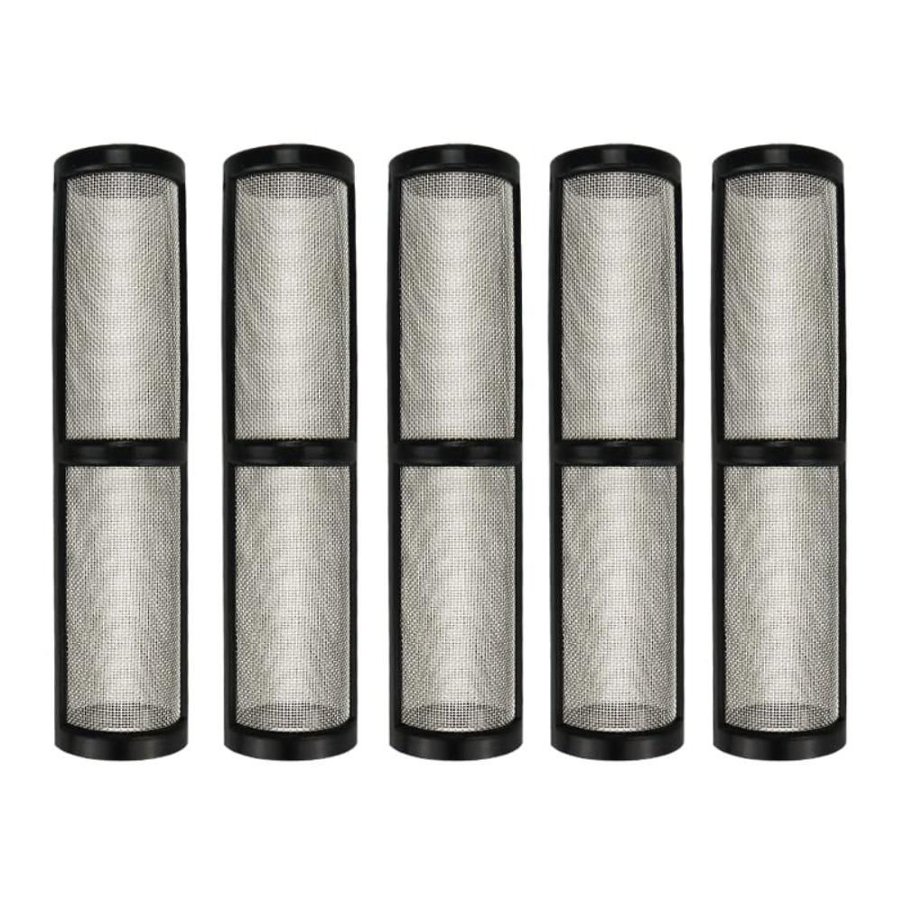 5pcs Airless Sprayer Filters Stainless Steel 60 Mesh Replacement Filter Pump Manifold Strainer For Airless Paint Sprayers