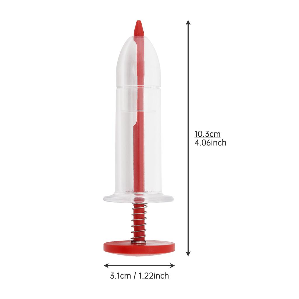Adjustable Handheld Syringe Seeding Dispenser, Portable Flower & Grass Sowing Tool for Backyard Garden Planting