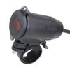 Motorrad-Ladegerät Dual QC 3.0 USB-Ladevoltmeter Modifiziertes Spiegeltelefon-Ladegerät Wasserdichte Schnelladapterbuchse
