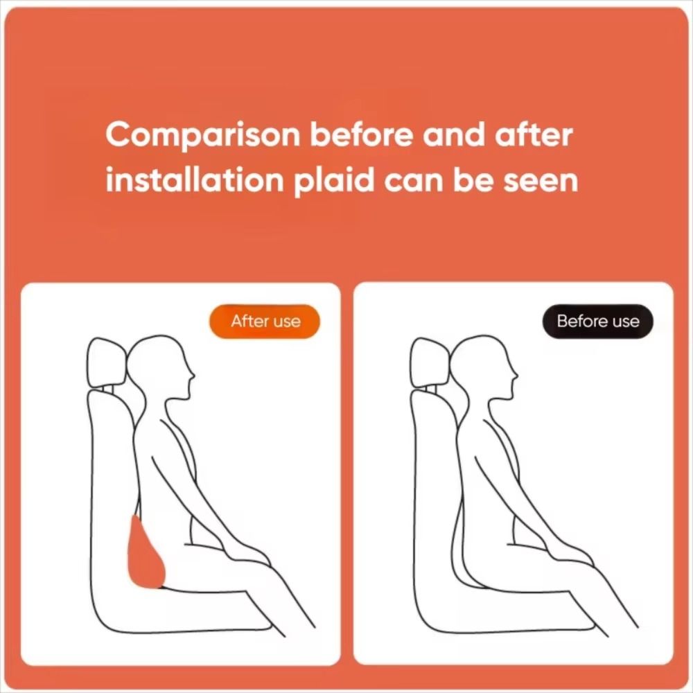 Soft Protective Lumbar Support Anti-fatigue Neck Rest Cushion Breathable Car Headrest  Home