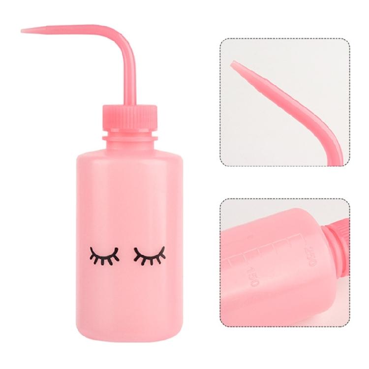 Eyelash Cleansing Bottle Plastic Lash Washer Bottle Leakproof Water Squeeze Dropper Easy Control Nozzle