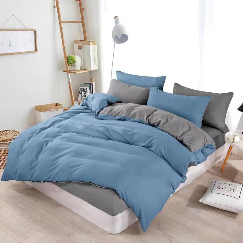 Bedding Set 200x220 Cm Pink Graphite Double-sided 3-piece Set Hit