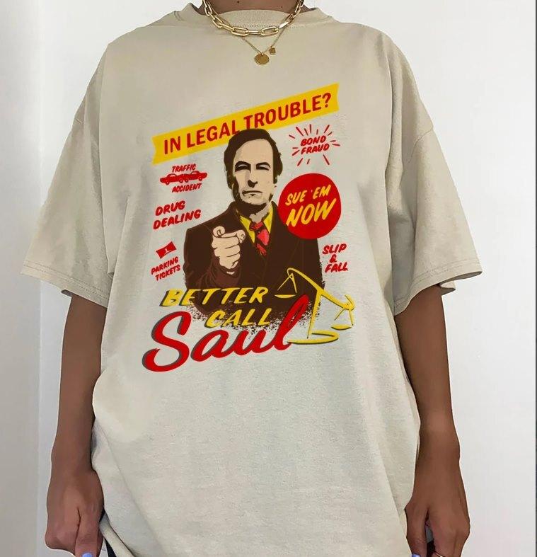 

In legal Trouble- Better Call Saul shirt, Breaking Bad Saul Goodman shirt S