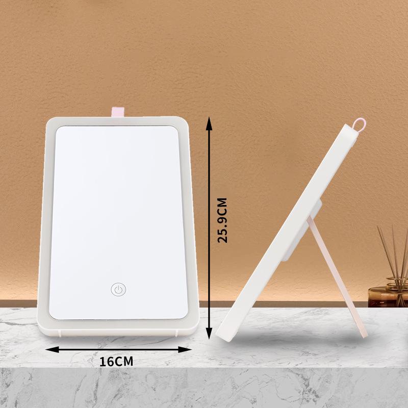 LED Makeup Mirror with Light, Portable Vanity Mirror for Dorms, Perfect for Internet Celebrities