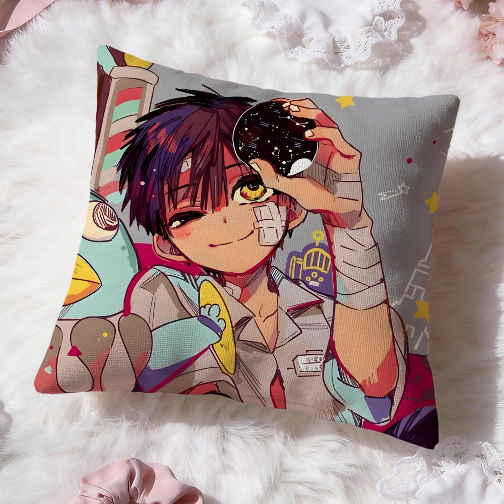 b-Bound Hanako-kun Cushion Cover Premium Comfort Reversible Pillow Cove -Two in One Design for Any Room & Car Interior