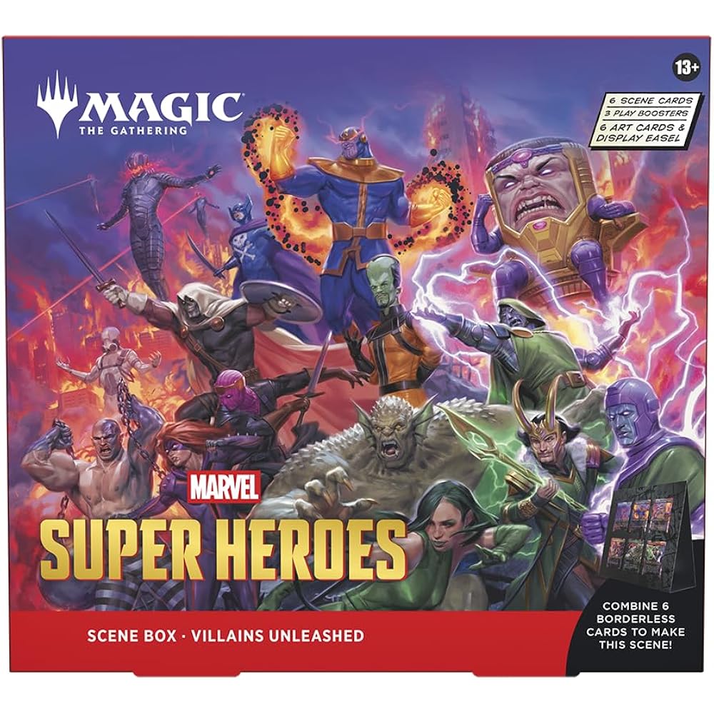 Magic: The Gathering | Marvel Super Heroes Scene Box “Villains Unleashed” English MTG Treca Wizar...