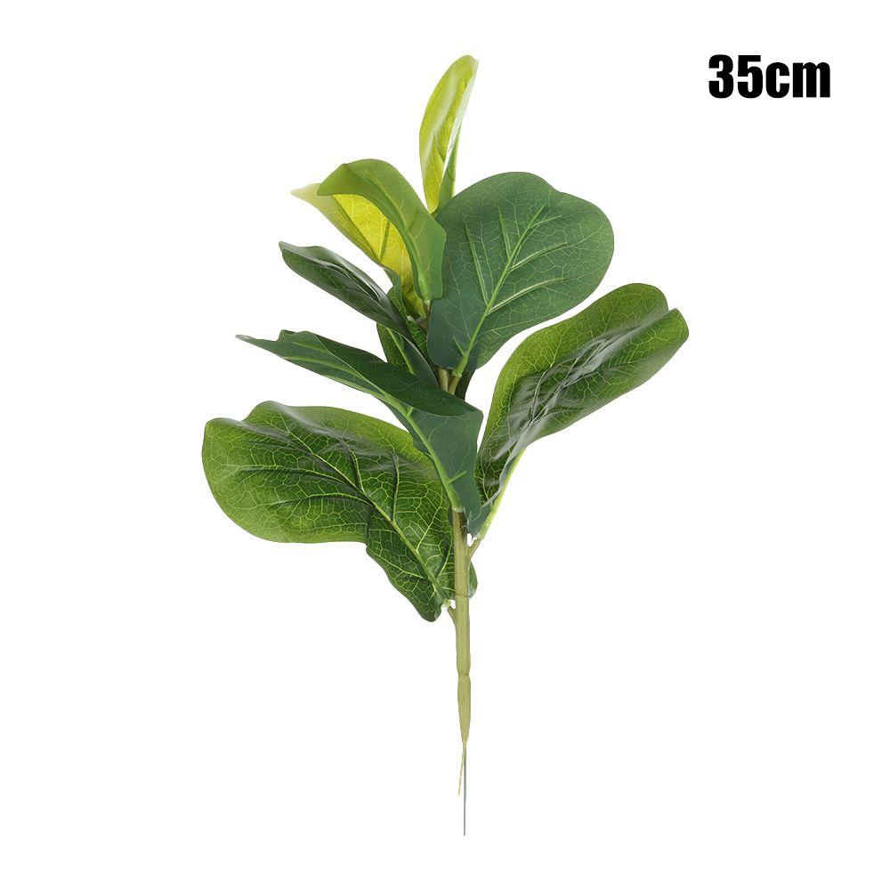Party Supplies Courtyard Ornament Fake Plants Faux Leaves Lifelike Greenery Artificial Ficus Branch