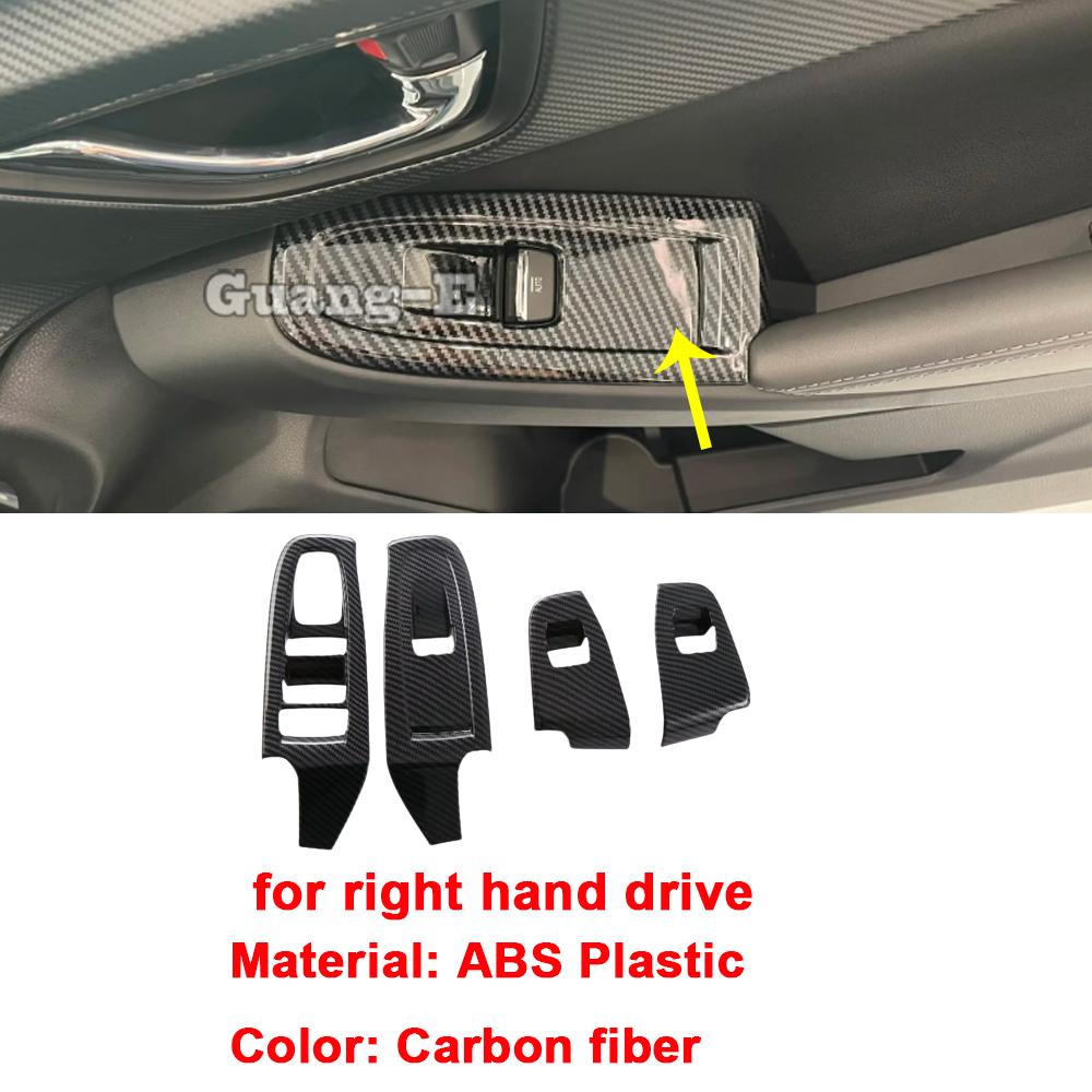 For Subaru Crosstrek XV  2024 2025 Car ABS Shift Knob Armrest Box Cover Light Switch Vent Outlet Frame Trim Body Accessories