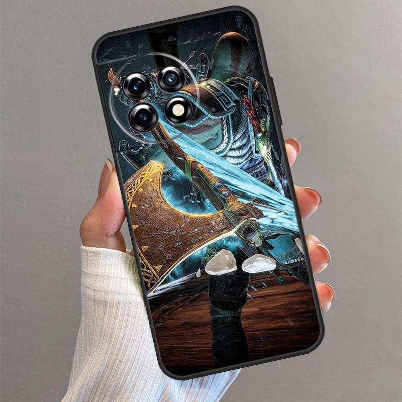 God Of War Case For OnePlus 13 13R 13T 12 12R 11 10 Pro 10T 8T Nord 5 CE 4 2 3 Lite N20 N30 Back Cover