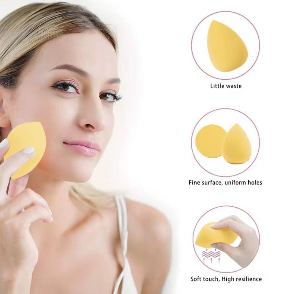 Latex-Free Foam Beauty Sponges with Egg Case Face Makeup Tools  for Foundation Application