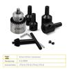 JT0 Micro Drill Chuck with Connecting Shaft, 0.3-4mm Capacity, Optional Bore Diameter: 4/5/6/8mm