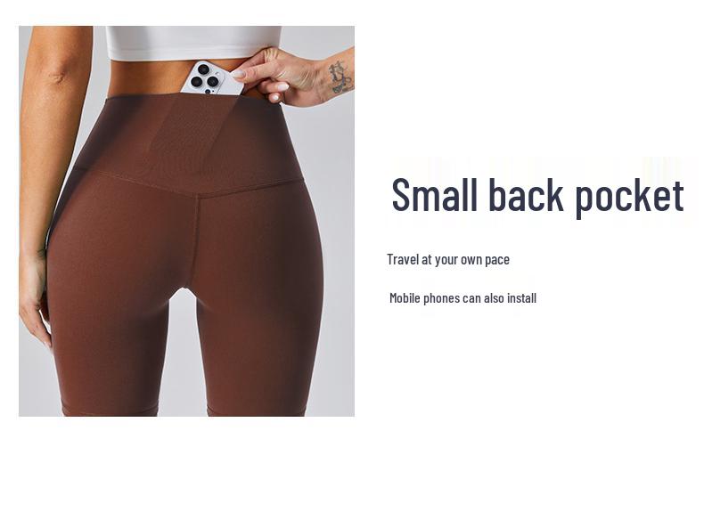 High Waist Women's Three-Quarter Yoga Shorts - Tight, Elastic, Hip Lift for Running, Cycling, and Fitness