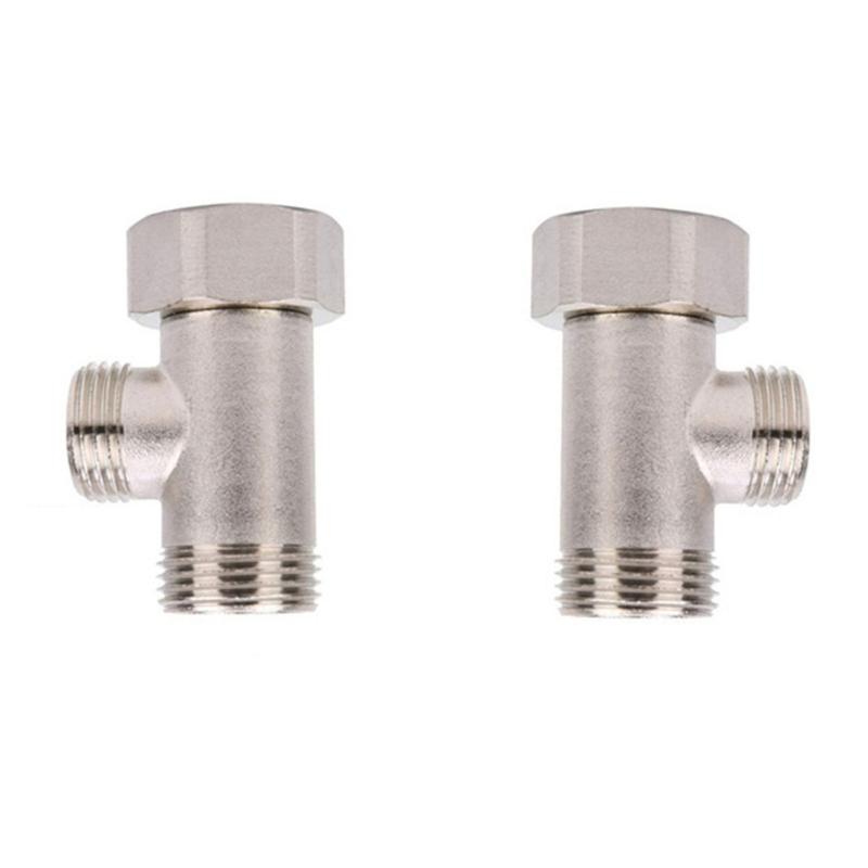 Compression T Connector Bidet Hose Splitters with Leak Proof Designs Precisions Engineered T Connector Simple Installs
