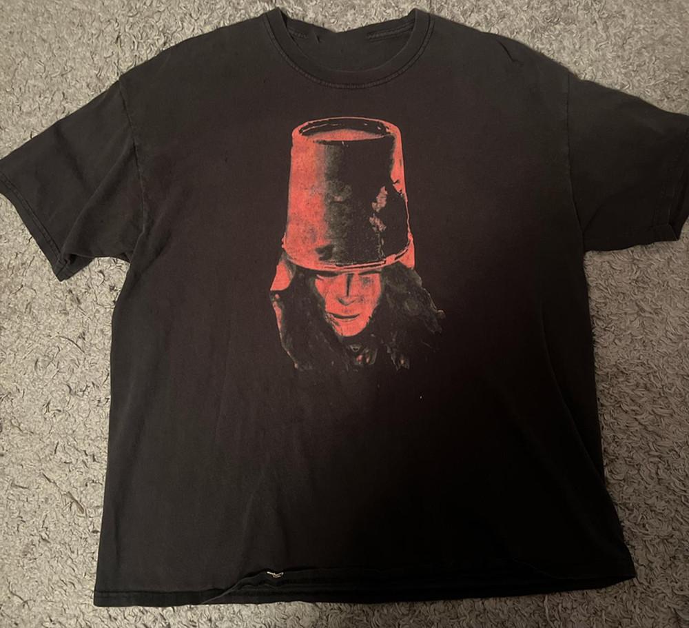 Винтажная футболка Buckethead Мужская футболка Все размеры S-5XL II721 Унисекс футболка M