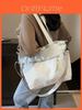 Nylon Tote Bag Large Capacity Fashion Casual Shoulder Purse For Daily Use
