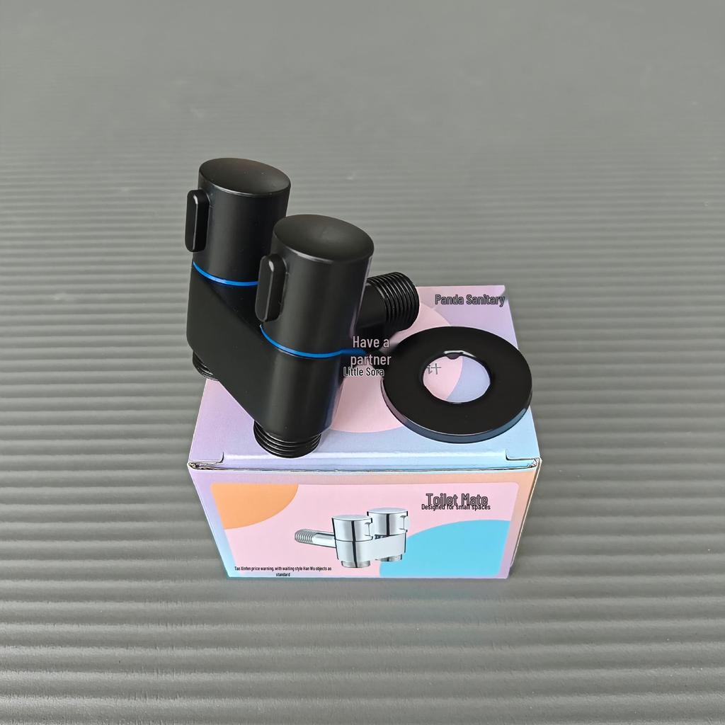 Toilet Bidet Spray Gun with Dual Function High-Pressure Valve