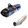The middle section of the front exhaust pipe of motorcycle for SUZUKI GSX-S 750 BK750 GSR750