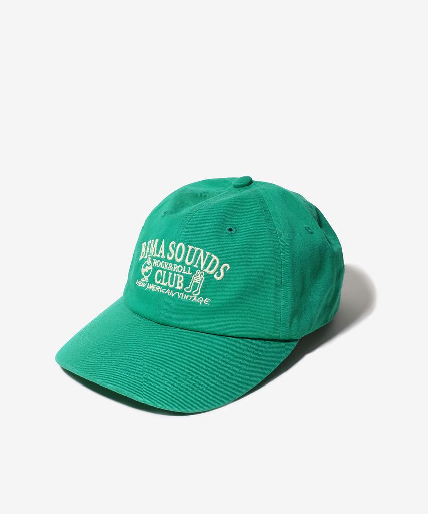 Beollunpeulenjeu Bfma Sounds Rock&Roll Club Washed Ball Cap Kelly Green