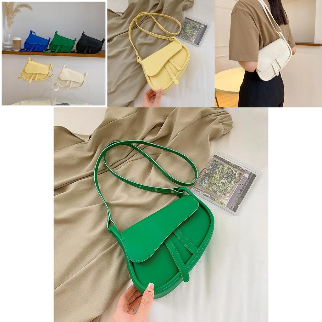 2023 New Summer Vintage Saddle Bag Street Fashion Crossbody Bag